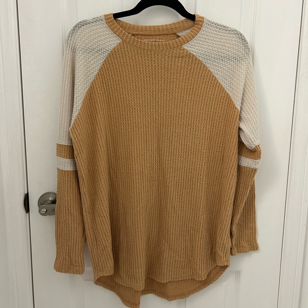 American Eagle Super Soft Waffle Tee, Sz M